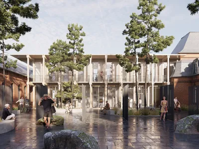 Médiathèque au Crotoy - BplusB architectures (2025)