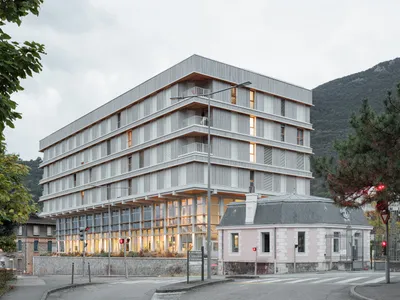 Logements étudiants et Restau U à La Tronche - Atelier WOA (2023)