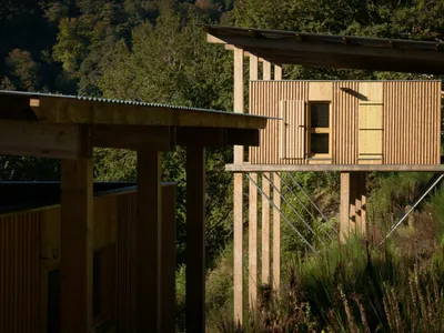 Gîtes de pêche et rampe de mise à l'eau à Larodde - Atelier de Montrottier Loïc Parmentier & Associés (2023)