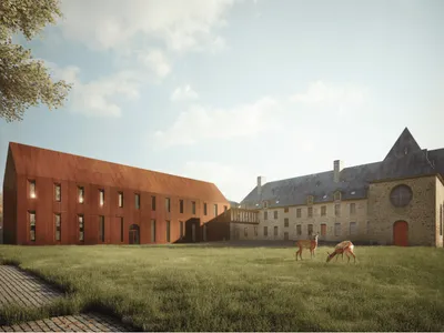 Réhabilitation et extension du Couvent des Urbanistes à Fougères - K Architectures (2025)
