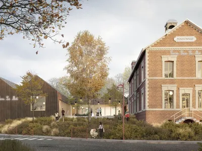 Tiers-lieu culturel Le MIT à Duclair - ACAU architectes (2027)