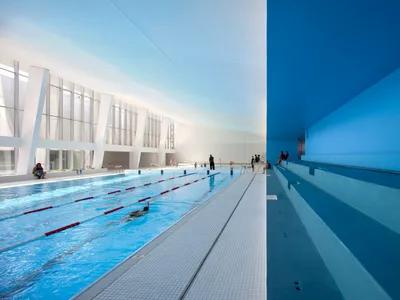 Restructuration et extension de la piscine Henri Wallon à Bagneux - Dominique Coulon et Associés (2014)
