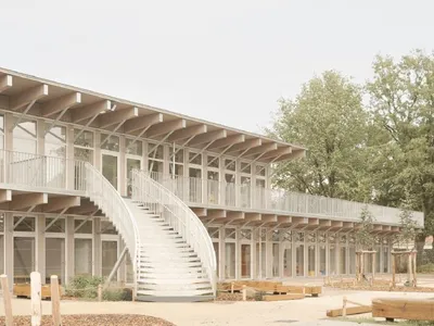 Ecole Jules Verne à Montaigu - Barré-Lambot architectes (2025)