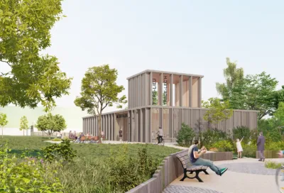 Médiathèque à Melgven - Atelier 56S (2026)