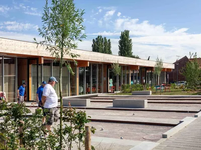 Médiathèque à Cappelle-en-Pévèle - atelier Hart Berteloot (2018)