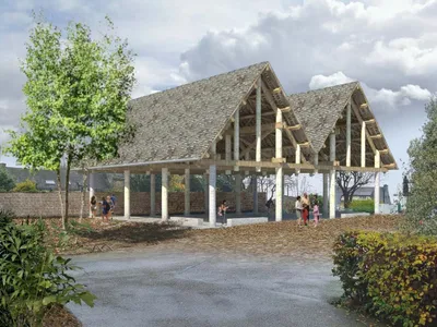 Halle en bois au Bignan - framm architecture, Olivier Pouvreau Architecte (2026)