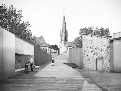Aménagement du site et des vestiges du cloître Saint-Géraud à Aurillac - Antoine Dufour Architectes (2024)