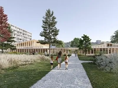 Cité scolaire du quartier de Bel Air Grand Font à Angoulême - associer (atelierphilippemadec) (2026)