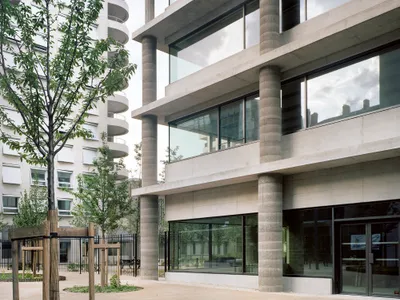 Immeuble de l'îlot A3 à Lyon Confluence - Christian Kerez (2018)