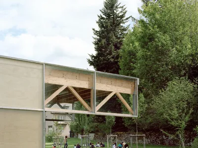 Pôle de services publics et culturels à Laguiole - Bétillon et Freyermuth Architecte, Crypto (2024)