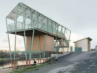 Halte Vélo à Divatte Sur Loire - TACT Architectes (2024)