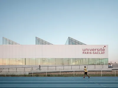 Complexe sportif ZAC du Moulon à Saclay - Jean Guervilly, Françoise Mauffret (2022)