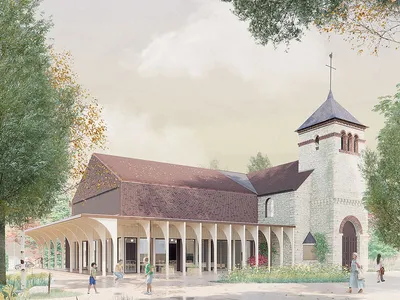 Eglise et Centre culturel à Moret-Loing-et-Orvanne - Bertrand Taquet architectes (2025)